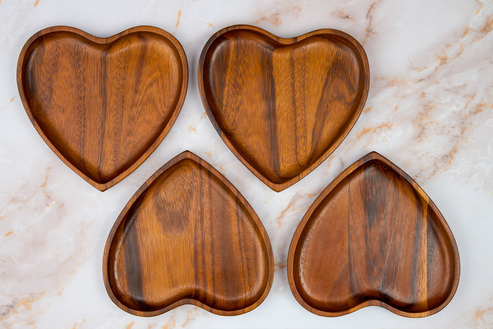 Heart Appetizer Plates (Set of 4)