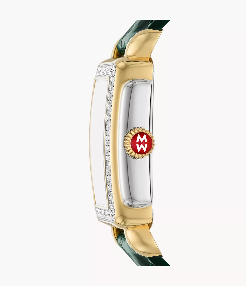 Special Edition Deco Madison Mid Pavé Two-Tone 18K Gold-Plated Watch