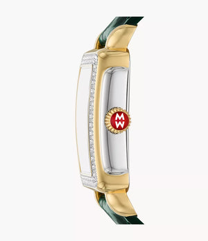 Special Edition Deco Madison Mid Pavé Two-Tone 18K Gold-Plated Watch