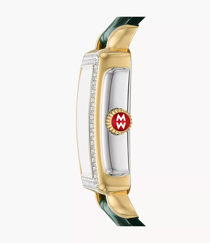 Special Edition Deco Madison Mid Pavé Two-Tone 18K Gold-Plated Watch