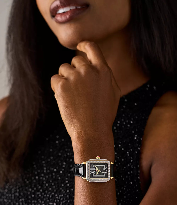 Deco Madison Mid Pavé Roman Black Watch
