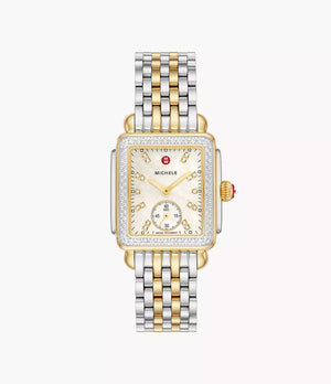 Deco Madison Mid Two-Tone 18K Gold Diamond Dial Watch
