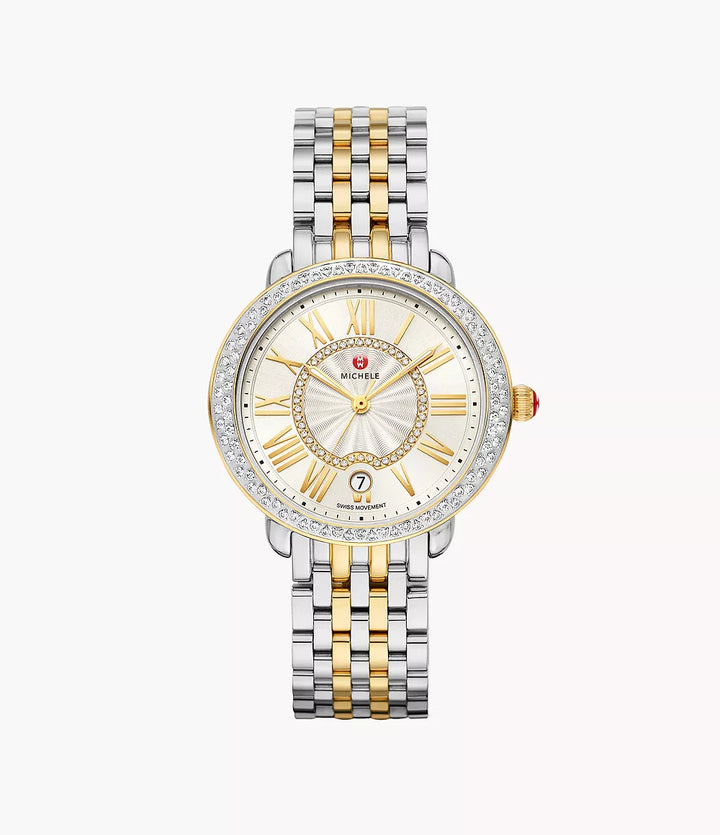 Serein Mid Two-Tone 18K Gold Diamond Watch