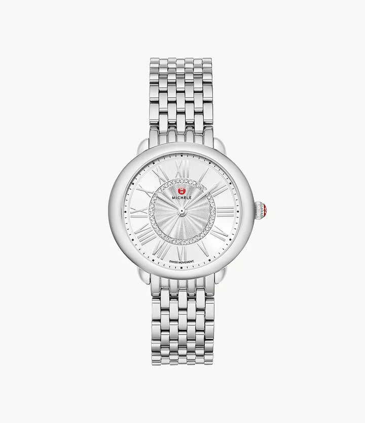 Serein Mid Stainless Diamond Dial Watch