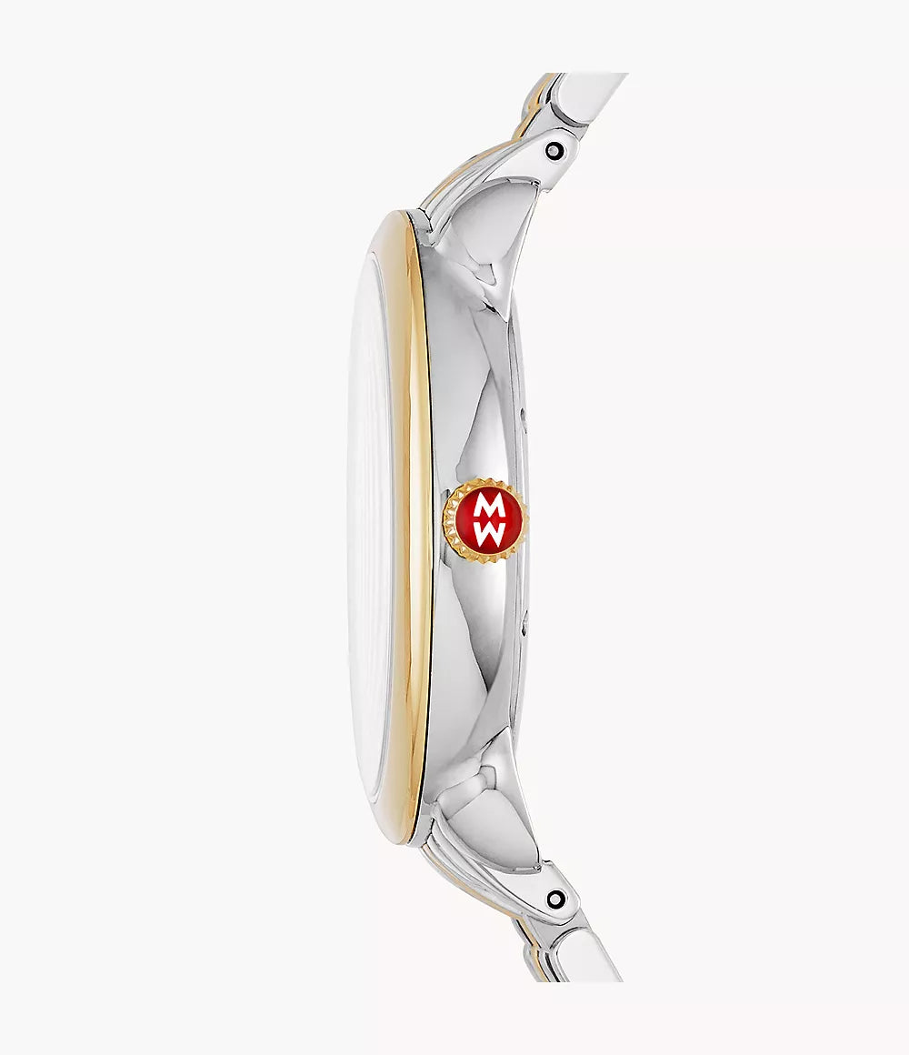 Serein Mid Two-Tone 18K Gold Diamond Dial Watch