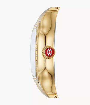 Meggie Gold Diamond Stainless Steel Watch
