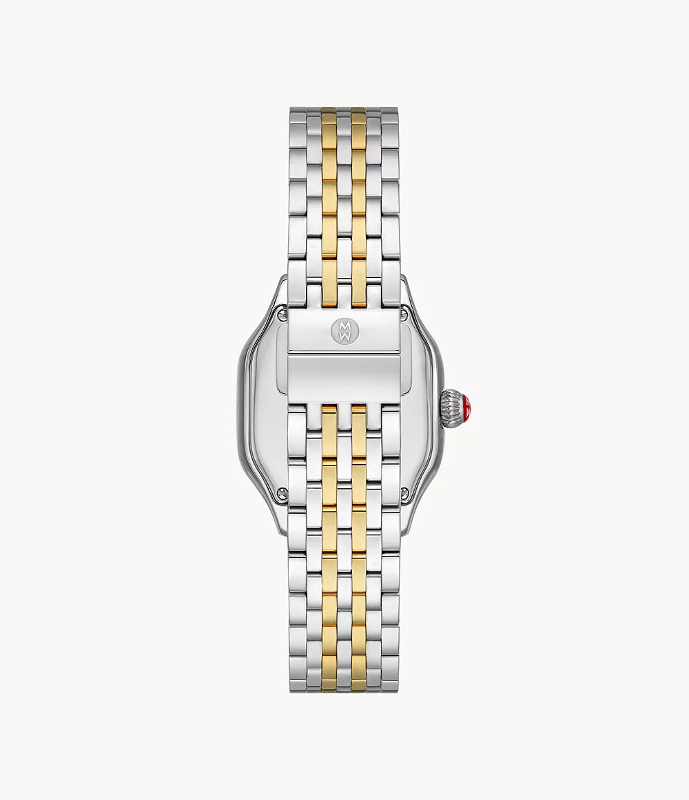Meggie Two-Tone 18K Gold-Plated Diamond Dial Watch