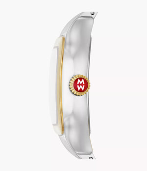 Meggie Two-Tone 18K Gold-Plated Diamond Dial Watch