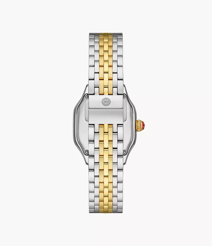 Meggie 18K Two-Tone Gold-Plated Diamond Dial Watch