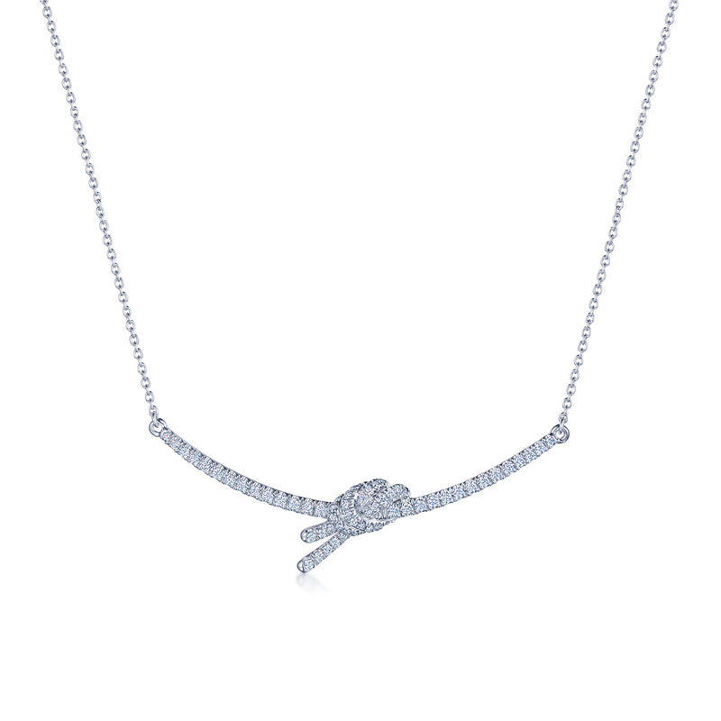 diamond bar necklace