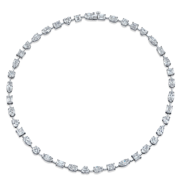 29.61ctw Mixed-Shape Diamond Necklace