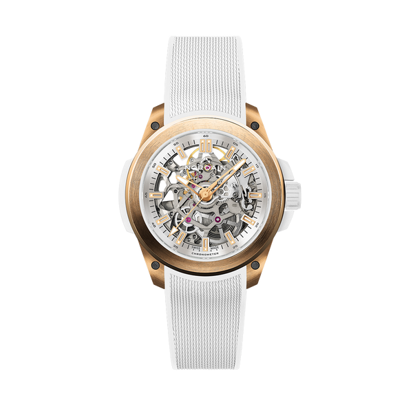 Wild ONE Skeleton 39mm Red Gold