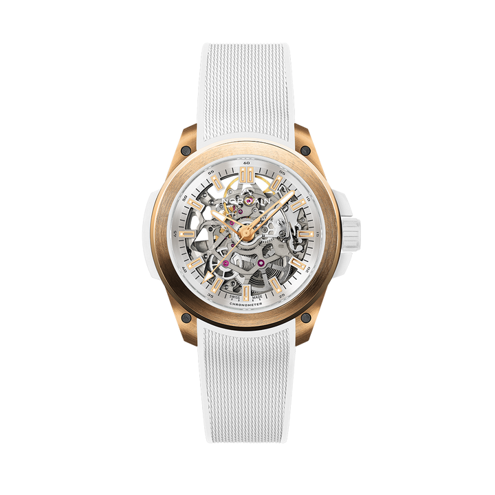 Wild ONE Skeleton 39mm Red Gold