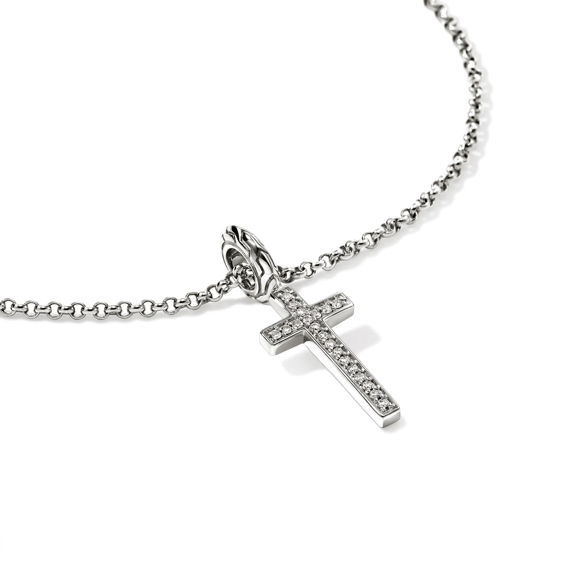 008ctw Diamond Cross Pendant Necklace