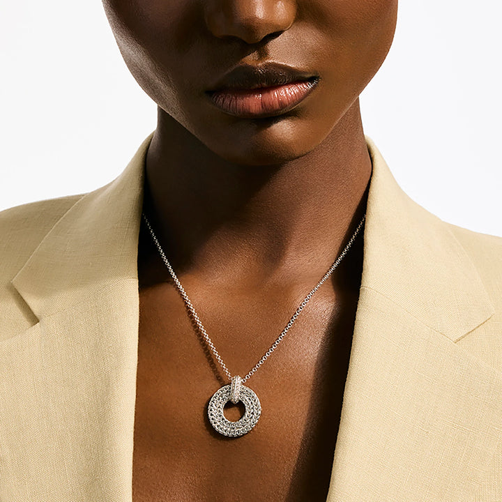 0.21ctw Diamond Link Pendant Necklace