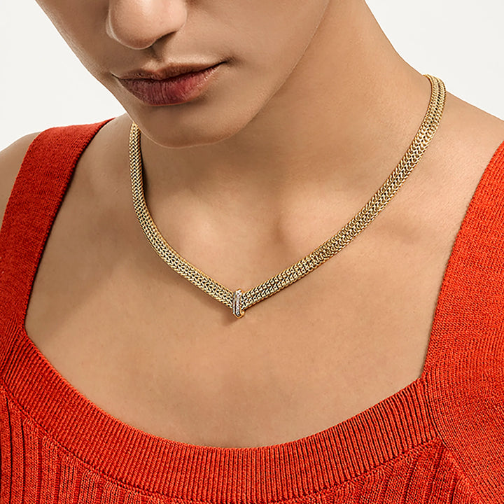 0.21ctw Diamond Link Necklace
