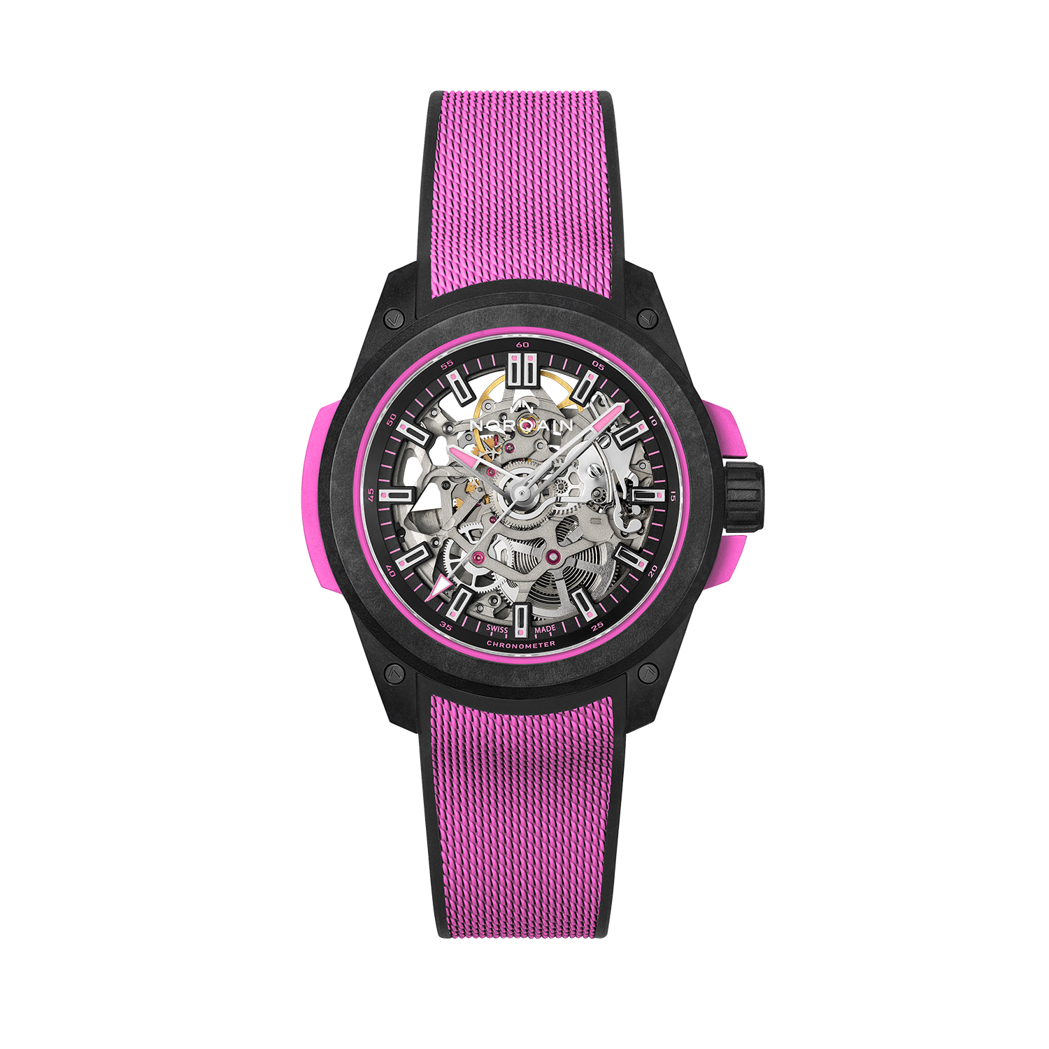 Wild One Skeleton 39MM - Hyper Pink
