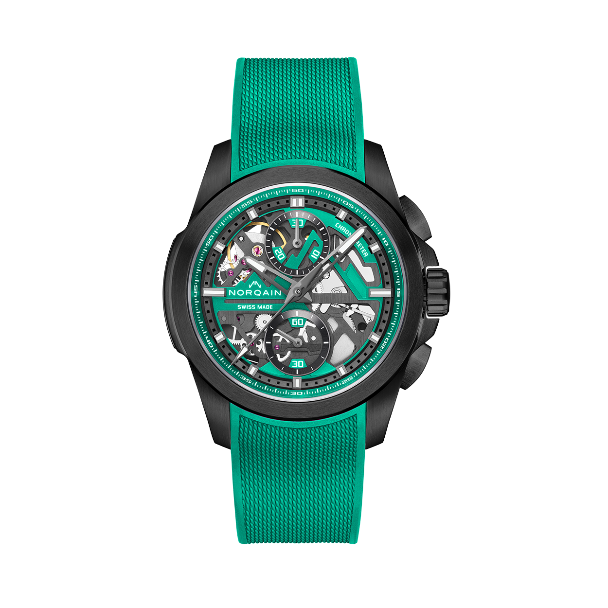Independence Skeleton Chrono 42MM - Jade
