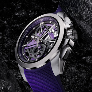 Independence Skeleton Chrono 42MM - Purple