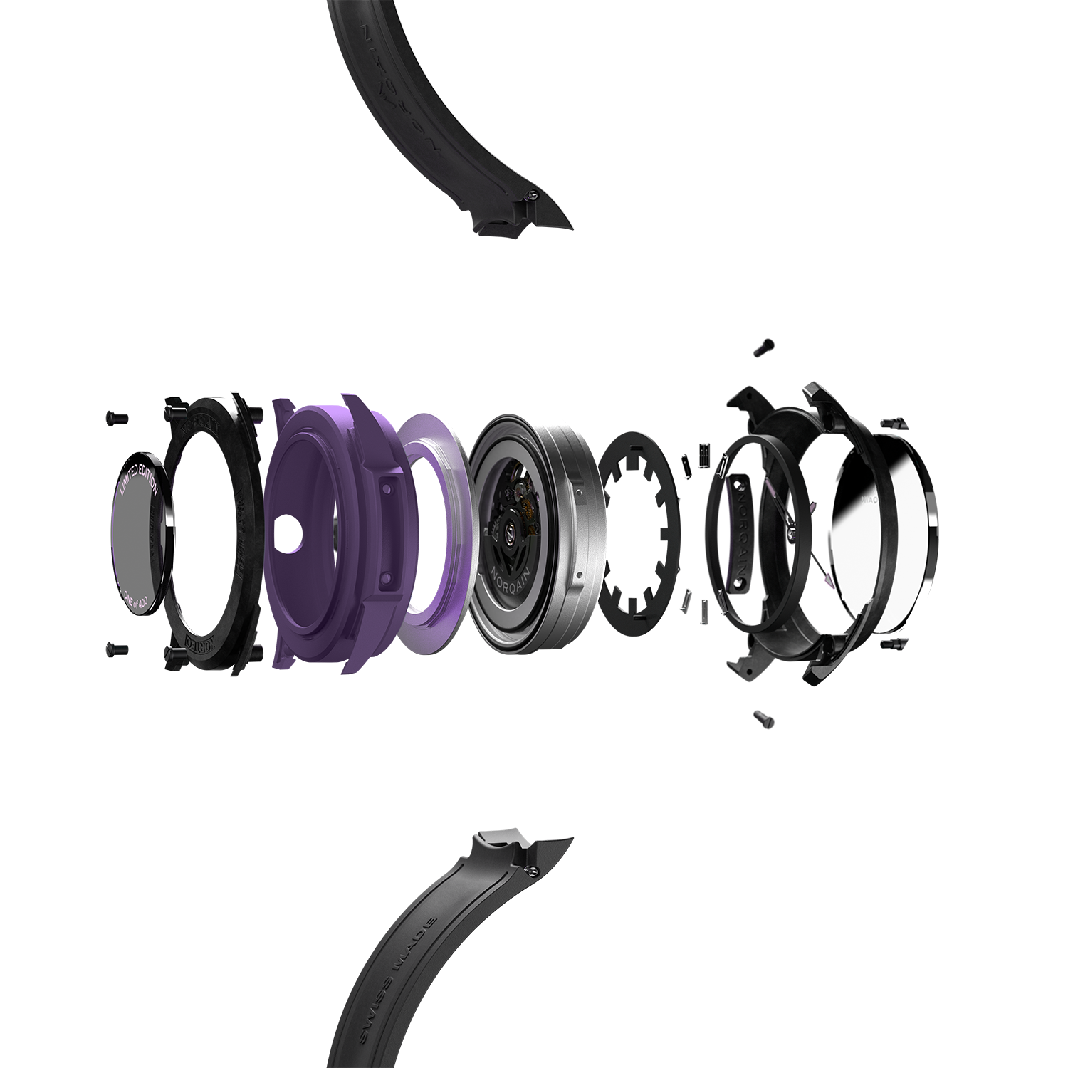 Wild ONE Skeleton 42MM Purple