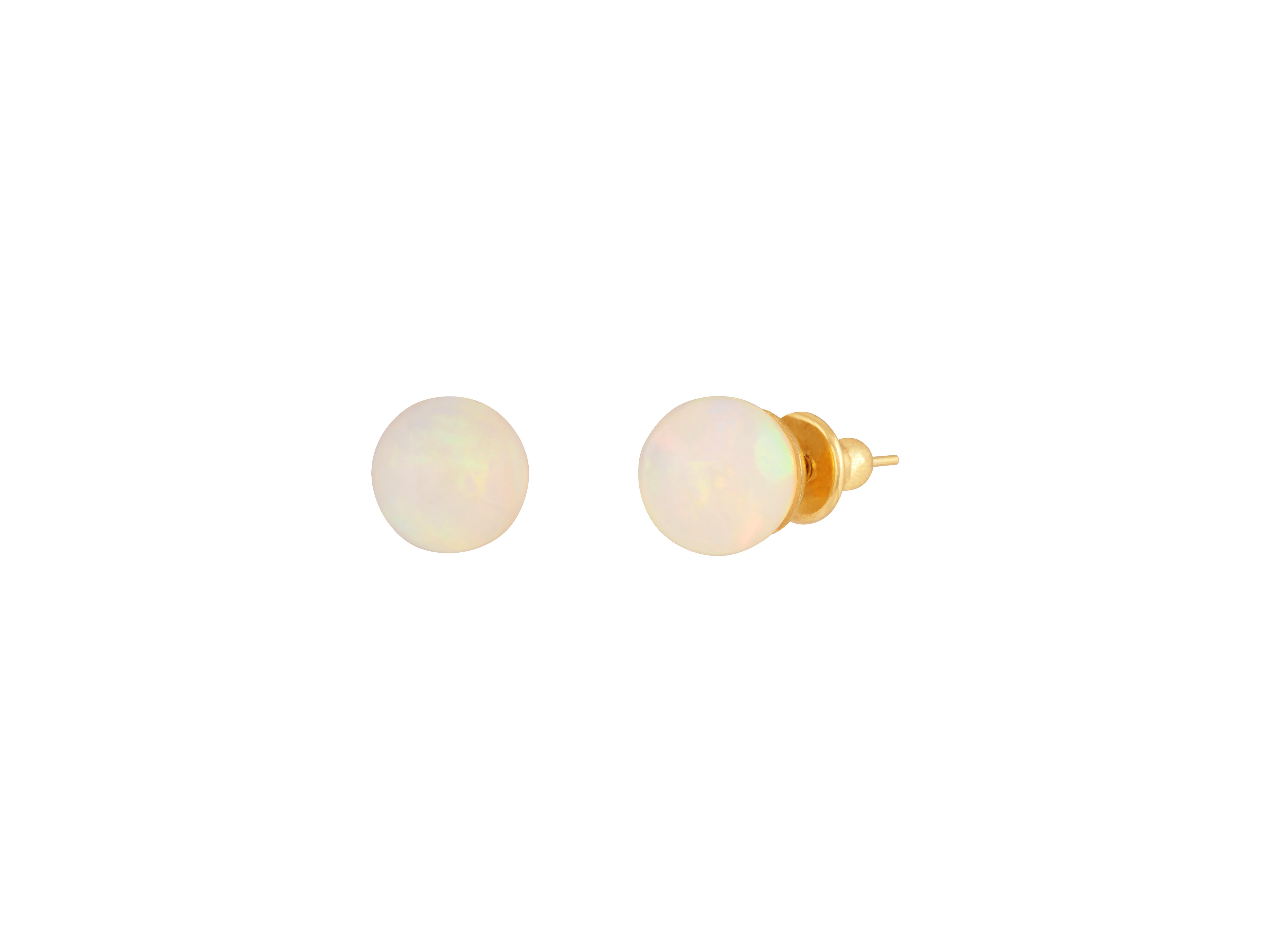 Opal Stud Earrings