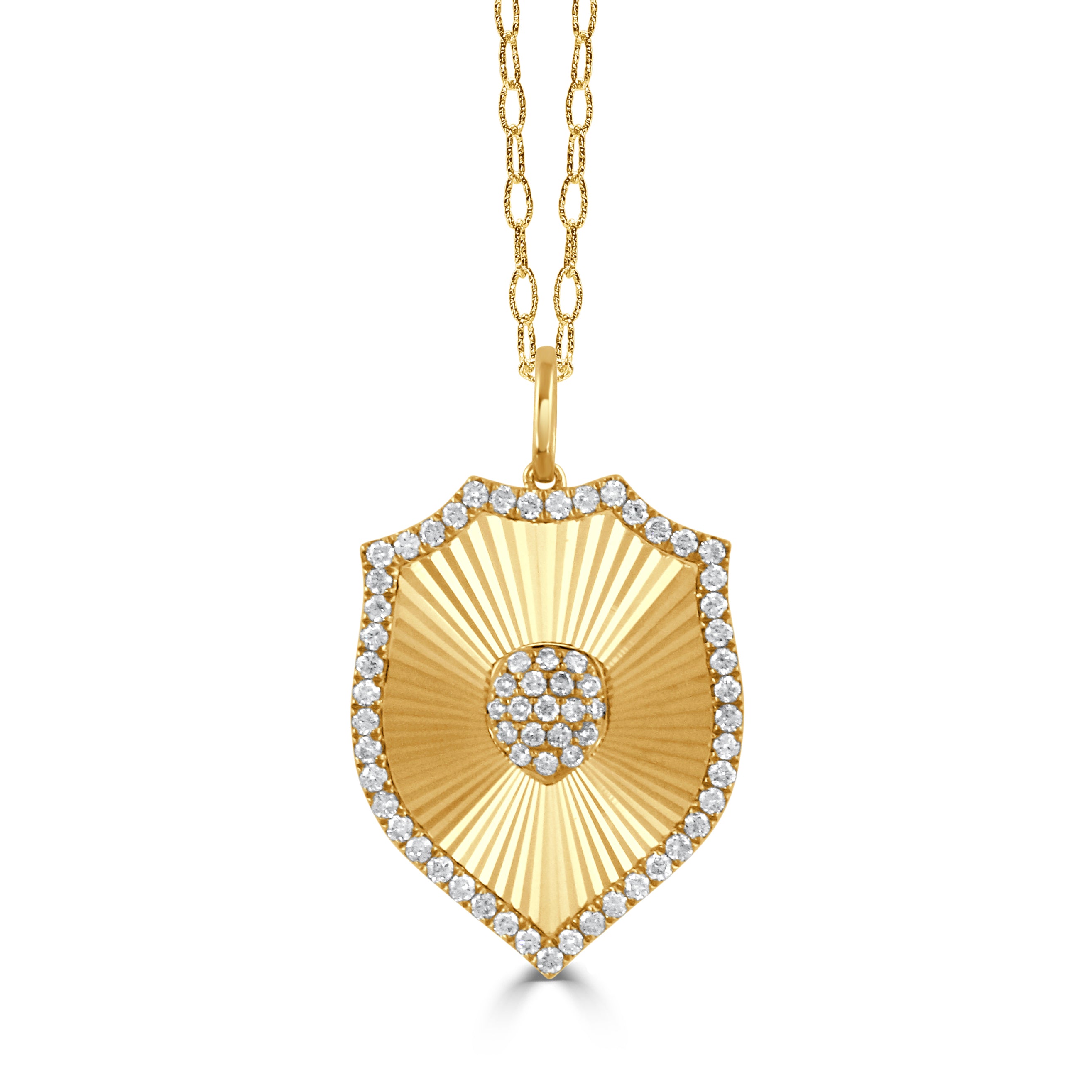 0.61ctw Diamond Shield Pendant – Gunderson's Jewelers