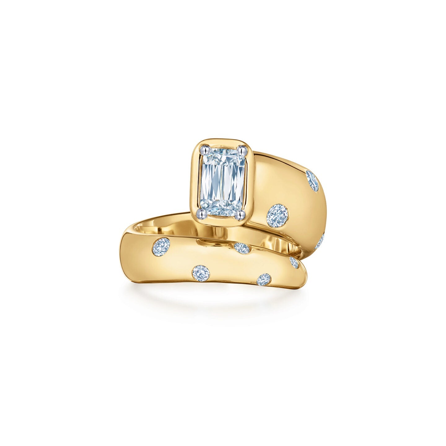 1.00ctw Diamond Wide Wrap Ring