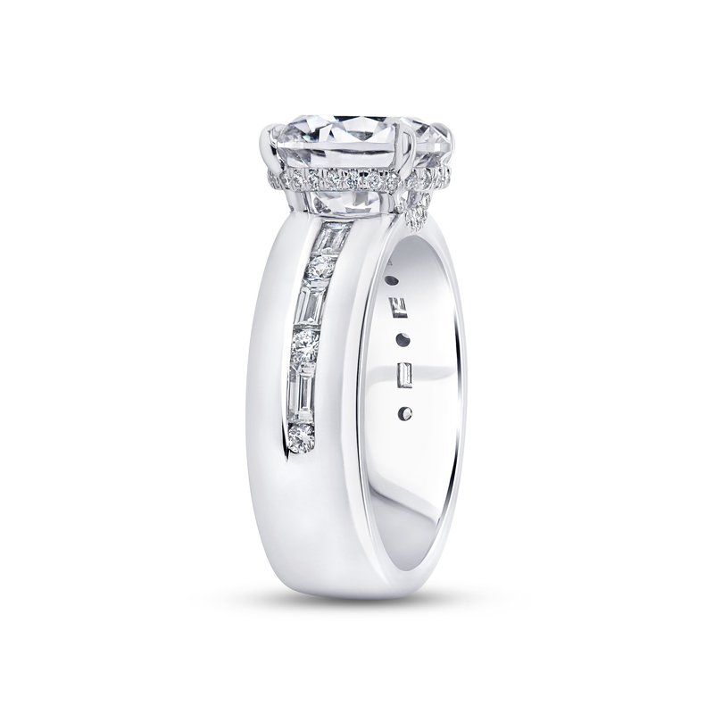 0.74ctw Diamond Engagement Ring Mounting