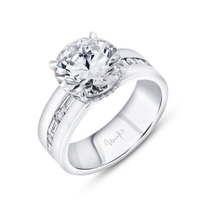 0.74ctw Diamond Engagement Ring Mounting