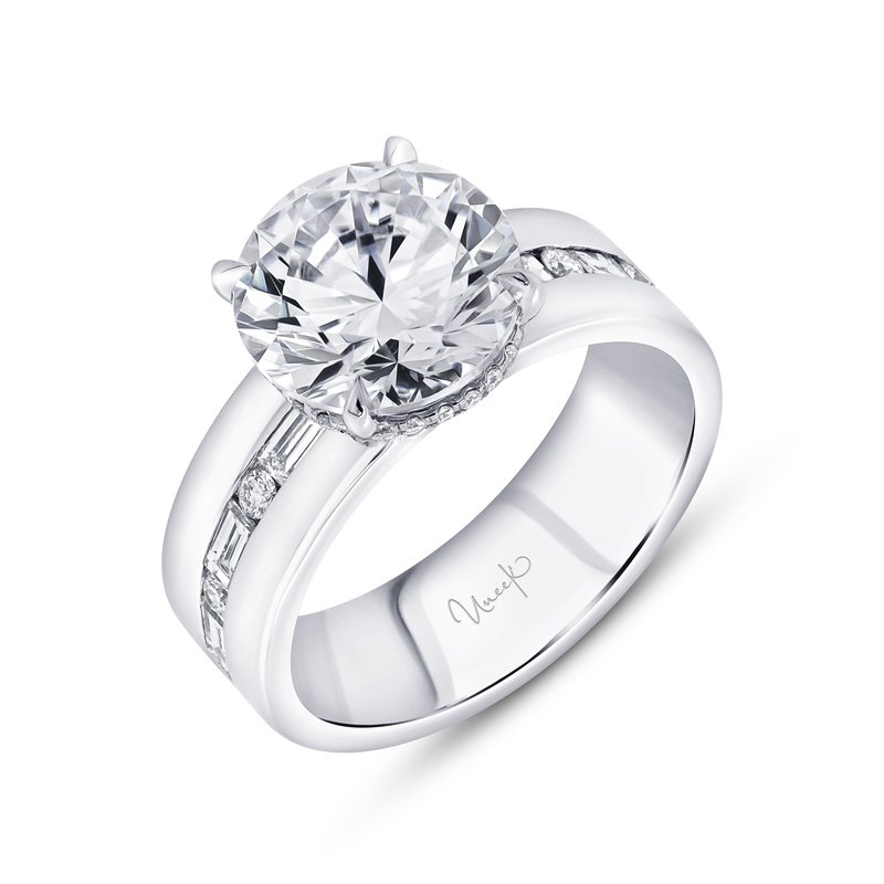 0.74ctw Diamond Engagement Ring Mounting