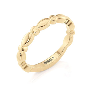 Marquise and Round Shape Wedding Band