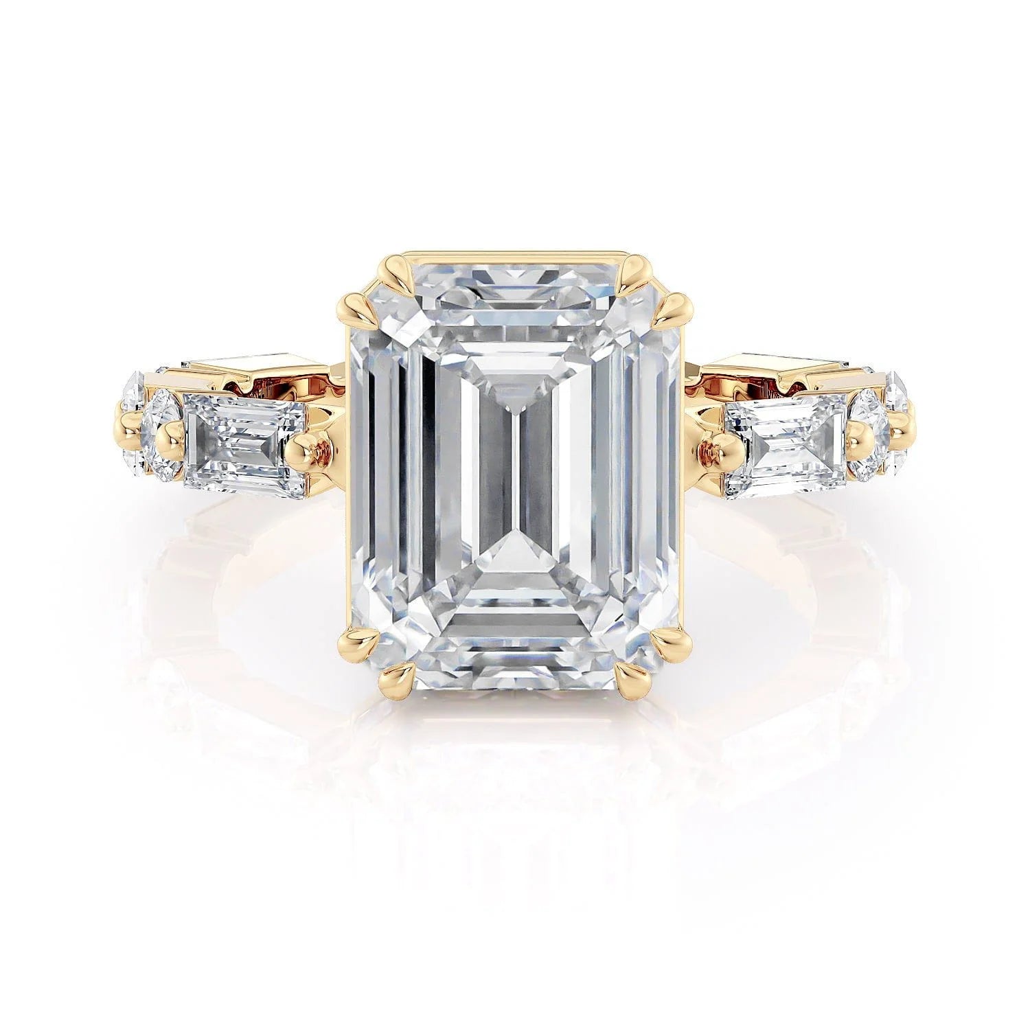 1.57ctw Diamond Engagement Ring Mounting