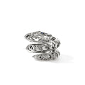Sterling Silver Blue Sapphire Naga Ring