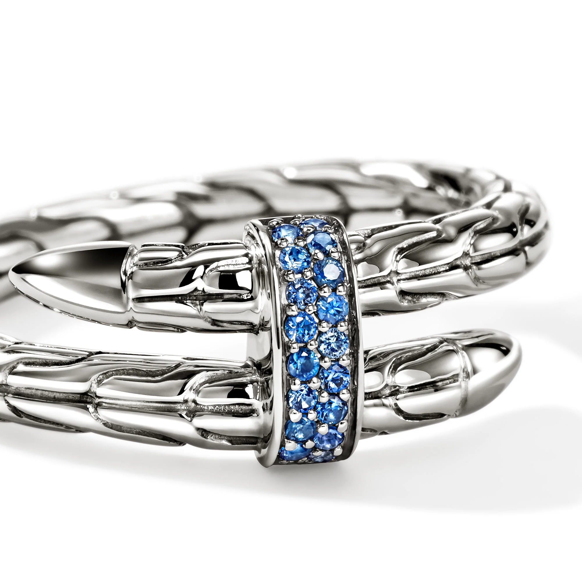 Blue Sapphire Spear Ring