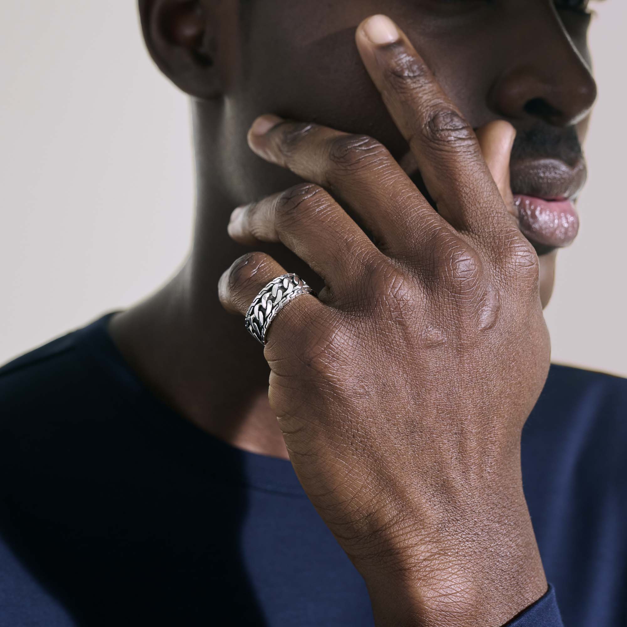 Curb Chain Band Ring
