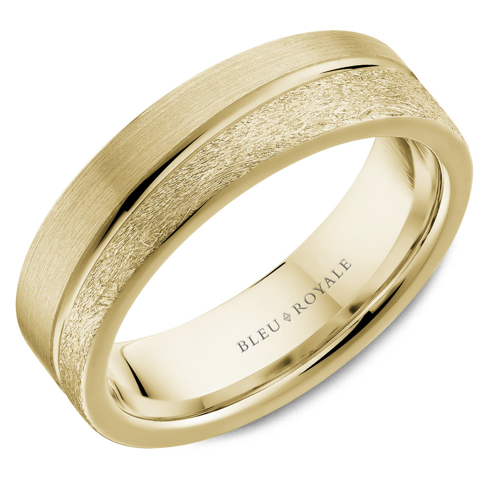 14K Yellow Gold Band