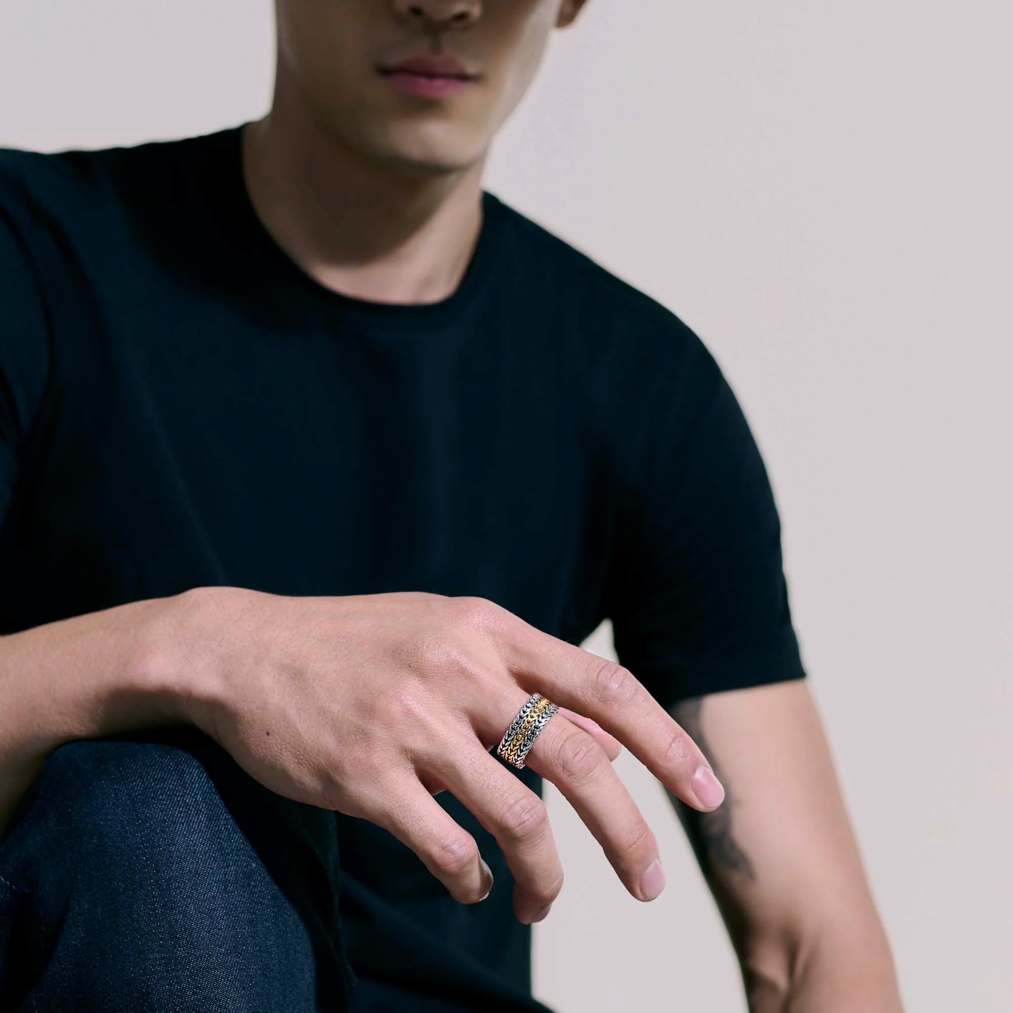 Icon Link Chain Ring