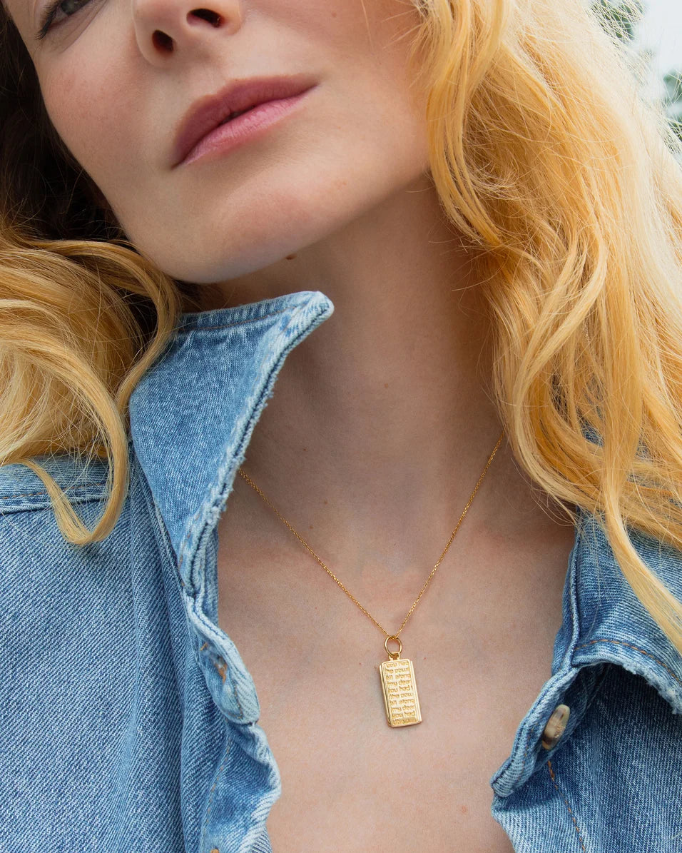 "Power" Dorothy 18K Gold Necklace