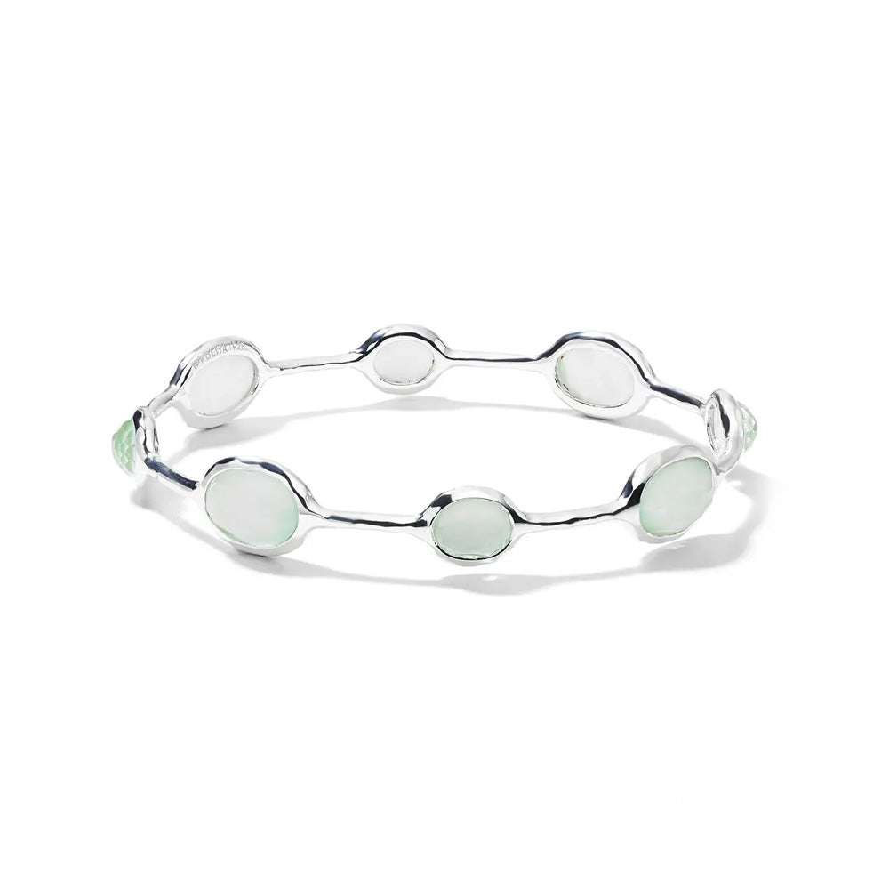 Mother-of-Pearl Sterling Silver Bangle Bracelet