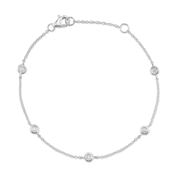 0.13ctw Diamonds By The Yard Bracelet