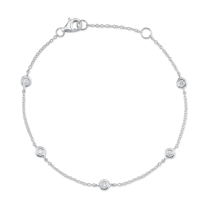 0.13ctw Diamonds By The Yard Bracelet