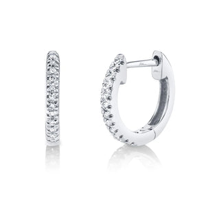 0.07ctw Diamond Huggie Earring