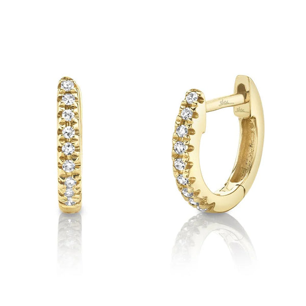 0.04ctw Diamond Huggie Earring