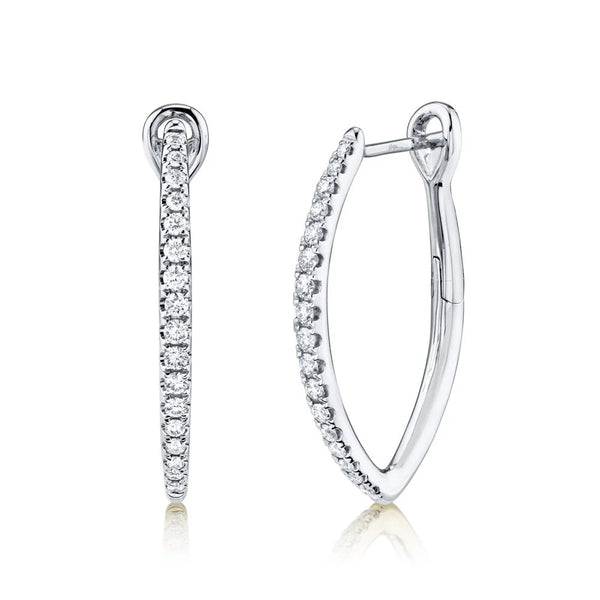 0.35ctw Diamond Hoop Earring