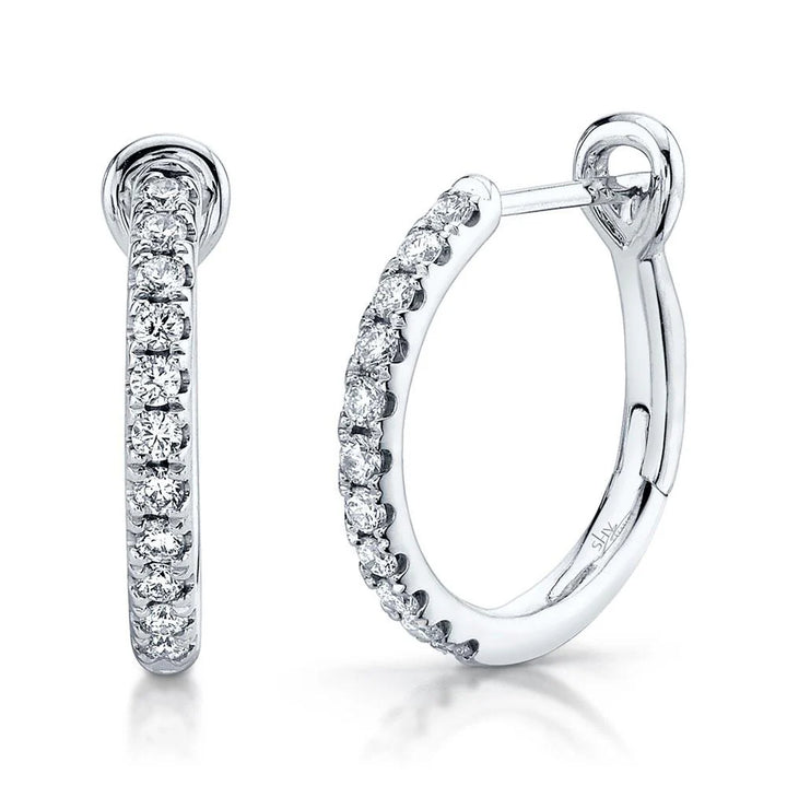 0.26ctw Diamond Hoop Earring