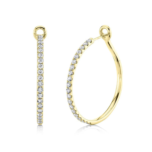 1.50ctw Diamond Hoop Earring