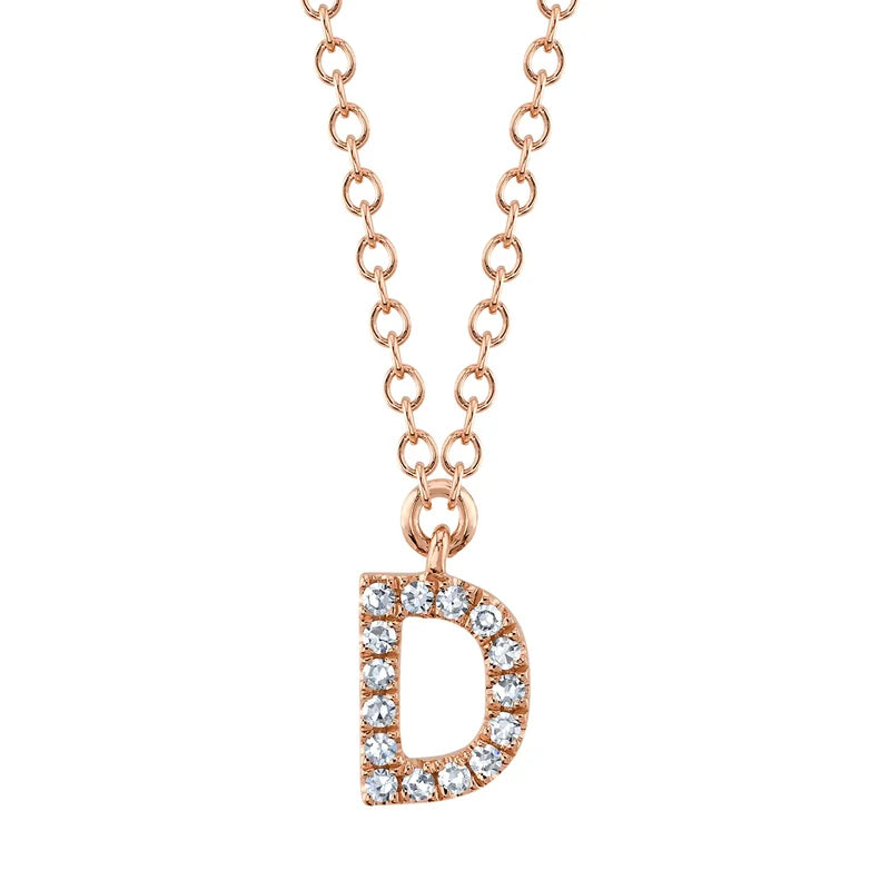 0.05ctw Diamond Necklace - Initial D