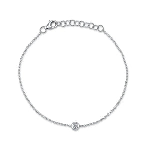 0.06ctw Diamond Bezel Bracelet