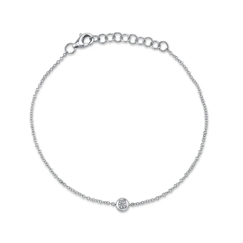 0.06ctw Diamond Bezel Bracelet