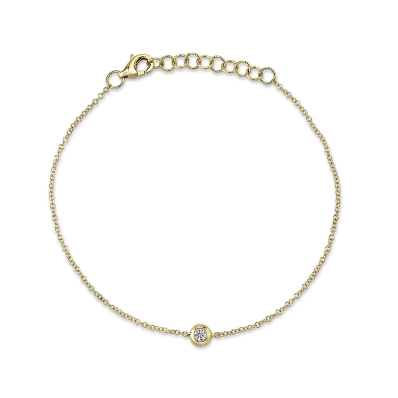 0.06ctw Diamond Bezel Bracelet